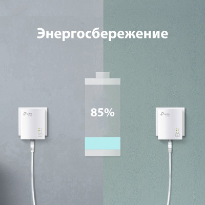 TP-Link PowerLine TL-PA7017KIT AV1000 Комплект гигабитных Wi-Fi адаптеров, белый