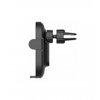 Автодержатель c БЗУ Xiaomi Wireless Car Charger 30W (W03ZM)+АЗУ в комплекте, в дефлектор, черный