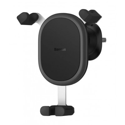 Автодержатель Baseus Stable Gravitational Car Mount (SUWX000001), в дефлектор, черный