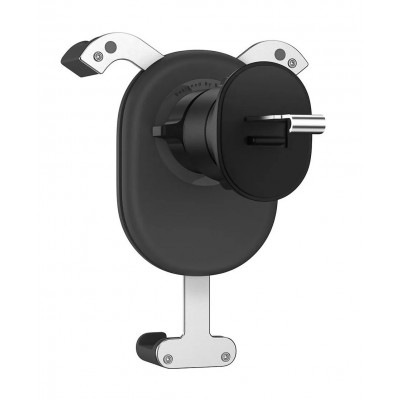 Автодержатель Baseus Stable Gravitational Car Mount (SUWX000001), в дефлектор, черный