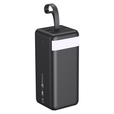 Внешний аккумулятор, Power Bank 60000 mAh Eplutus EB-600Q, 22.5W, фонарь, черный