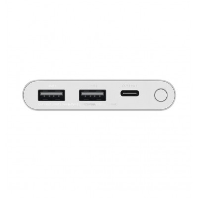 Внешний аккумулятор, Power Bank 10000 mAh Xiaomi Mi 3, 22.5W (PB100DZM), серебро