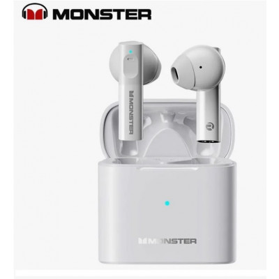 Беспроводные наушники Monster XKT03 вкладыши, сенсорные, микрофон, BT5.0, IPX5, белый