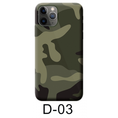 Защитная цветная плёнка на заднюю панель D-03
