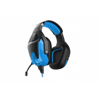 Игровая гарнитура SmartBuy RUSH Battle Station, гибкий микрофон, LED, (SBHG-9600), черный-синий