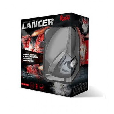 Игровая гарнитура Smartbuy RUSH Lancer, складная конструкция, съемный микрофон (SBHG-7000), черный