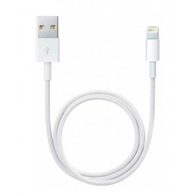 Кабель для зарядки Apple iPhone USB-A - Lightning (копия), 1м, белый Кабель для зарядки Apple iPhone USB-A - Lightning (копия), 1м, белый