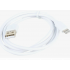 Кабель для зарядки Apple iPhone USB-A - Lightning (копия), 1м, белый Кабель для зарядки Apple iPhone USB-A - Lightning (копия), 1м, белый