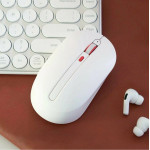 Мышь беспроводная Xiaomi MIIIW Wireless Mouse Mute (MWMM01), бесшумная, белый