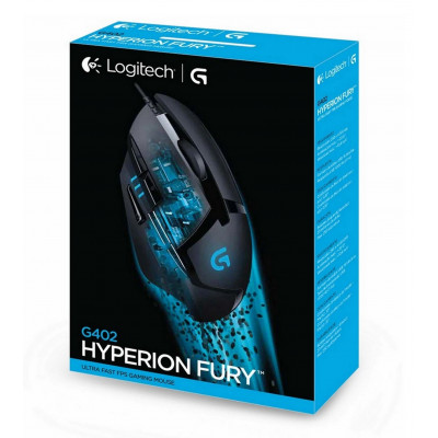 Мышь игровая проводная Logitech G402 Hyperion Fury, черный