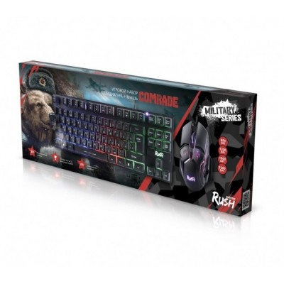 Набор игровой (клавиатура+мышь) Smartbuy Rush Comrade (SBC-550915G-K), черный