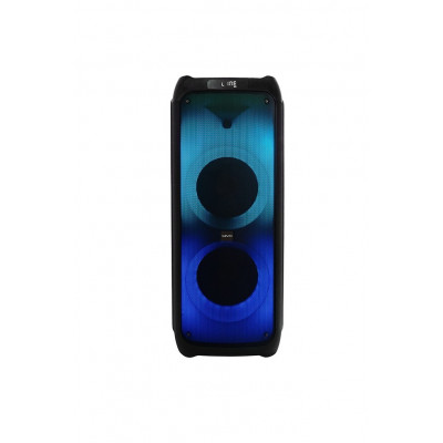 Напольная портативная колонка Mivo MD-102 1200W, BT5.0, USB, microSD, FM, AUX, RGB, 7200 mAh, черный