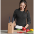 Ножи набор Xiaomi Huo Hou Fire Kitchen Steel Knife Set с подставкой (6 предметов) HU0057, черный Ножи набор Xiaomi Huo Hou Fire Kitchen Steel Knife Set с подставкой (6 предметов) HU0057, черный