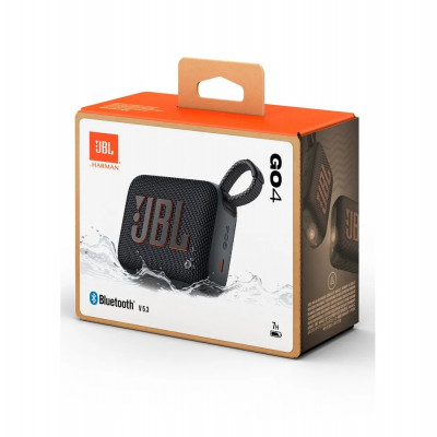 Портативная акустическая система JBL GO 4 4.2W, BT5.3, 850mAh, IP67, USB-C, черный