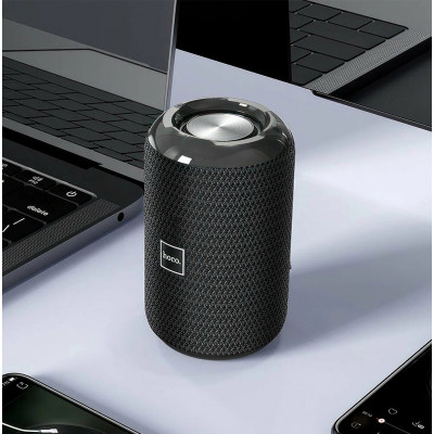 Портативная колонка Hoco HC1 Trendy 5W, BT5.0, AUX, TWS, FM, microSD, USB, IPX5, черный