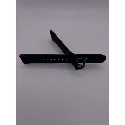 Ремешок силиконовый 20 мм, для часов Huami Amazfit GTS GTR Bip U Bip, (J1-18-04) черный