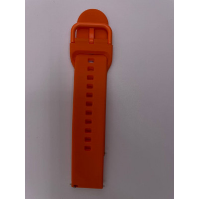Ремешок силиконовый 22 мм, для смарт часов, Orange
