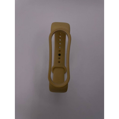 Ремешок силиконовый Mi Band 5/6 Бежевый