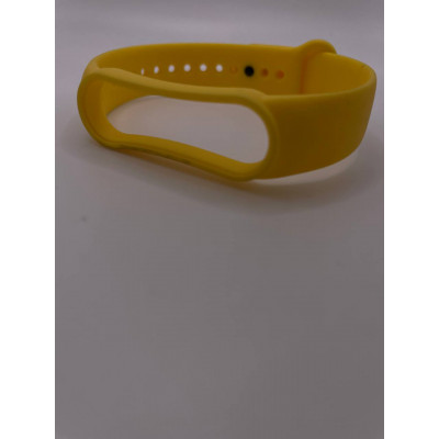 Ремешок силиконовый Mi Band 5/6 Желтый