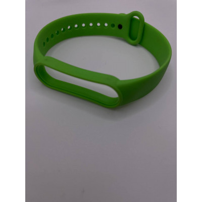 Ремешок силиконовый Mi Band 5/6 Зелёный