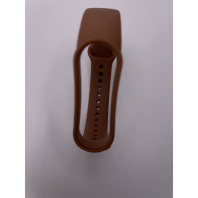 Ремешок силиконовый Mi Band 5/6 Коричневый