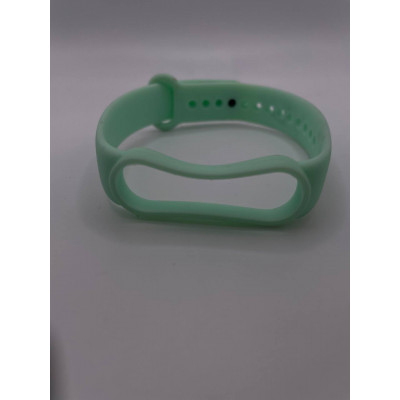 Ремешок силиконовый Mi Band 5/6 Ментоловый