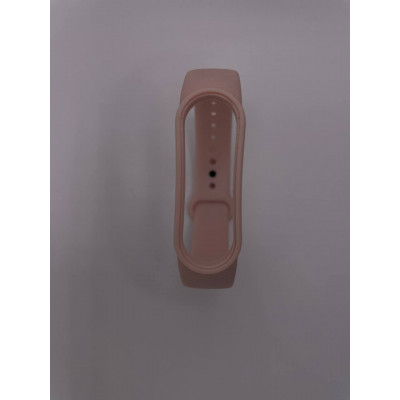 Ремешок силиконовый Mi Band 5/6 Пудровый