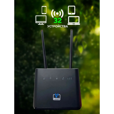 Модем-роутер Wi-Fi 4Band M5, 2.4ГГц, 3G, 4G LTE, 150/300Мбит/с, 1хUSB 2.0, SMAx2, 5000mAh, черный