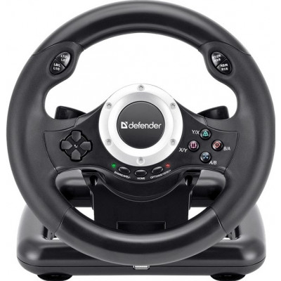 Руль Defender Turbo Pro для PC, PS3, PS4, Xbox Series X, Series S, One, Nintendo Switch