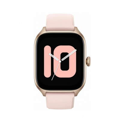 Смарт часы Amazfit GTS 4 A2168, AMOLED, 390x450, 5 ATM, с поддержкой звонков, Rosebud Pink