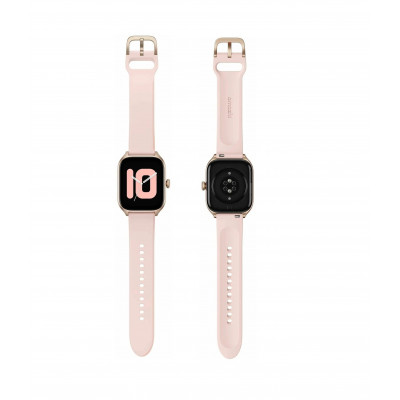 Смарт часы Amazfit GTS 4 A2168, AMOLED, 390x450, 5 ATM, с поддержкой звонков, Rosebud Pink