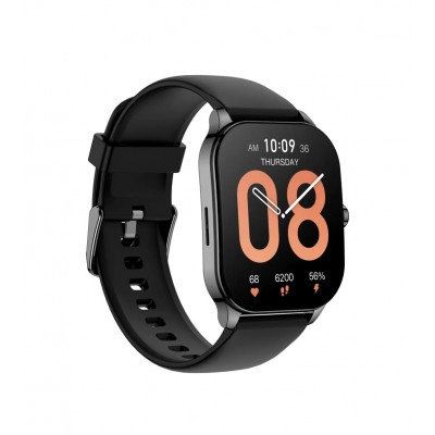 Смарт часы Amazfit Pop 3S A2318, AMOLED, 410x502, IP68, с поддержкой звонков, Metallic Black