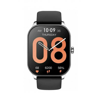 Смарт часы Amazfit Pop 3S A2318, AMOLED, 410x502, IP68, с поддержкой звонков, Silver