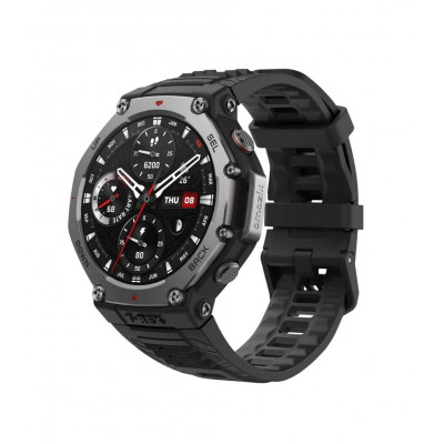 Смарт часы Amazfit T-REX 3 A2323, AMOLED, 480×480, водопроницаемость 10 ATM, Bluetooth, Black