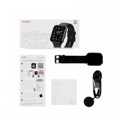 Смарт часы Xiaomi Mibro Color Smart Watch, TFT, 240 × 288, Bluetooth, Black