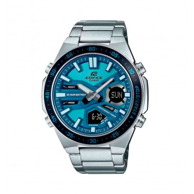 Часы Casio Edifice EFV-C110D-2BDF противоударные, водозащита (до100м), серебро