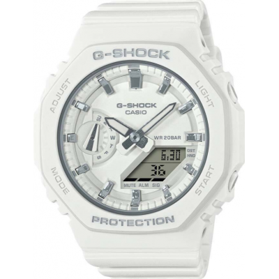 Часы Casio G-Shock GMA-S2100-7ADR противоударные, водозащита (до 200м), подсветка, Унисекс, белый