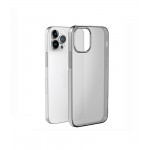 Чехол HOCO Light для Apple iPhone 14 Pro max, TPU (прозрачный/черный)