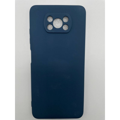 Чехол силиконовый Xiaomi POCO X3 Blue