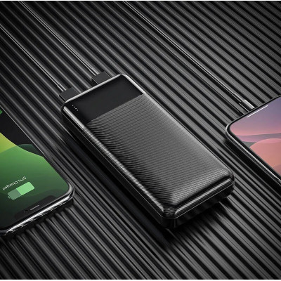 Внешний аккумулятор, Power Bank 20000 mAh Hoco J72A Easy trave, черный
