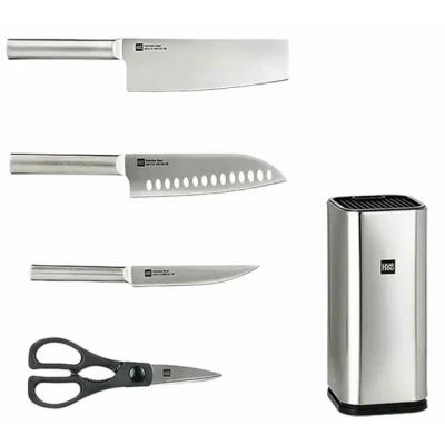 Ножи набор Xiaomi Huo Hou Stainless Steel Kitchen Knife Set HU0095, стальной