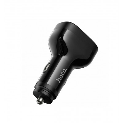 Автомобильное ЗУ Hoco NZ11, 72W 2xUSB + 2xUSB-C, черный