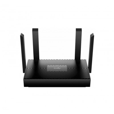 Cudy WR1500 Роутер двухдиапазонный гигабитный Wi-Fi 6, AX1500, 2.4/5ГГц*10/100/1000Мбит/с, черный