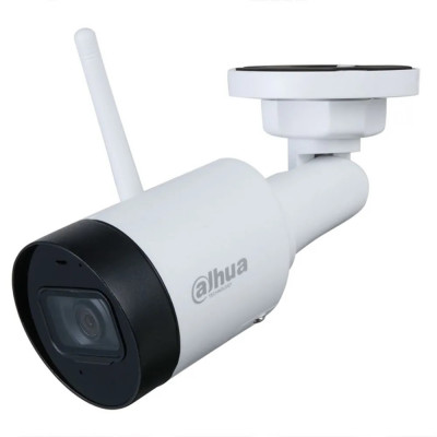 Камера Dahua DH-IPC-HFW1430DS1P-SAW-0280B уличная WiFi, 4Мп 2560x1440, SD256GB, IP67,микрофон, белый