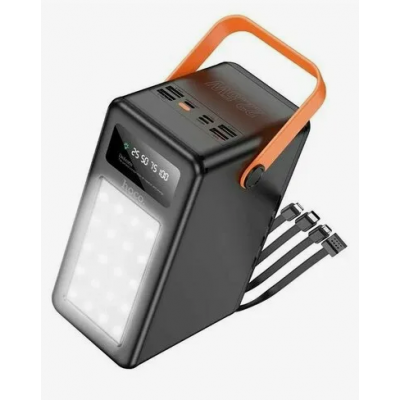 Внешний аккумулятор, Power Bank 120000 mAh Hoco DB120 Prometheus 22.5W, фонарь, черный