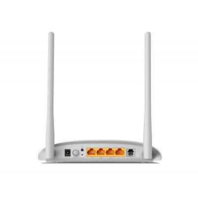 TP-Link TD-W8961N Роутер Wi‑Fi с модемом ADSL2+ N300 Мбит/с, белый