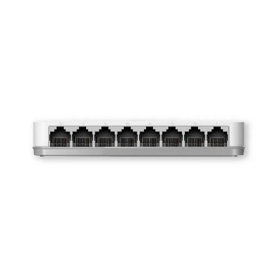 Неуправляемый коммутатор 8 портов D-Link DES-1008C/B1A 100 Мбит/сек, белый