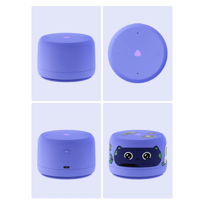 Яндекс Станция Лайт 2 6W, BT5.0, WiFi 2.4/5 ГГц, Алиса на YaGPT, без часов (YNDX-00028VIO), фиолет.