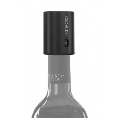 Пробка для вина Xiaomi Circle Joy Vacuum Memory Wine Stopper ABS Plastic CJ-JS04, черный