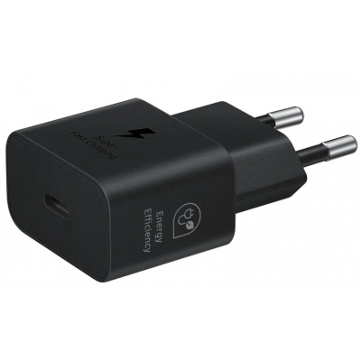 Зарядное устройство Samsung EP-2510 1*USB-C PD25W 3.0 (EP-T2510NBEGWW), черный Зарядное устройство Samsung EP-2510 1*USB-C PD25W 3.0 (EP-T2510NBEGWW), черный